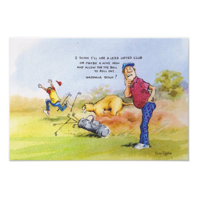 Golfrådgivning Fototryck (Framsidan)