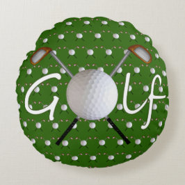 Golfrunda fyllning rund kudde