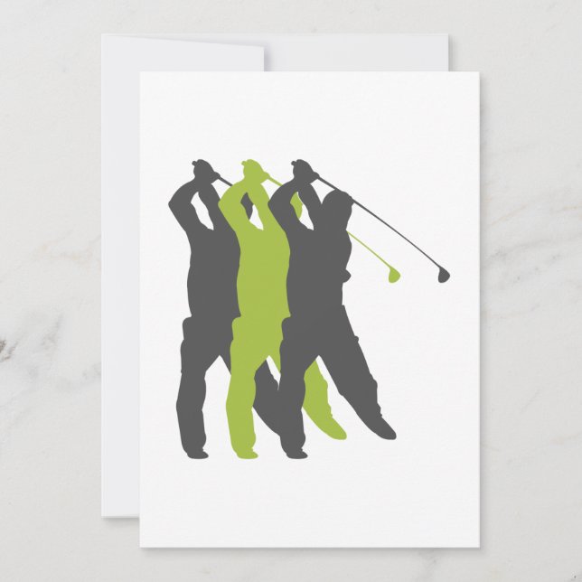 Golfsilhuettergolfdesign (Framsida)