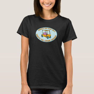 Golfskämt Humor Första Golfspelare Bana Rekord 1:a T Shirt