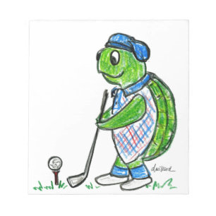 Golfsköldpadda Anteckningsblock