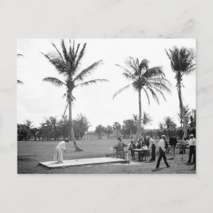 Golfspel 1904 Palm Beach Fl. Vykort