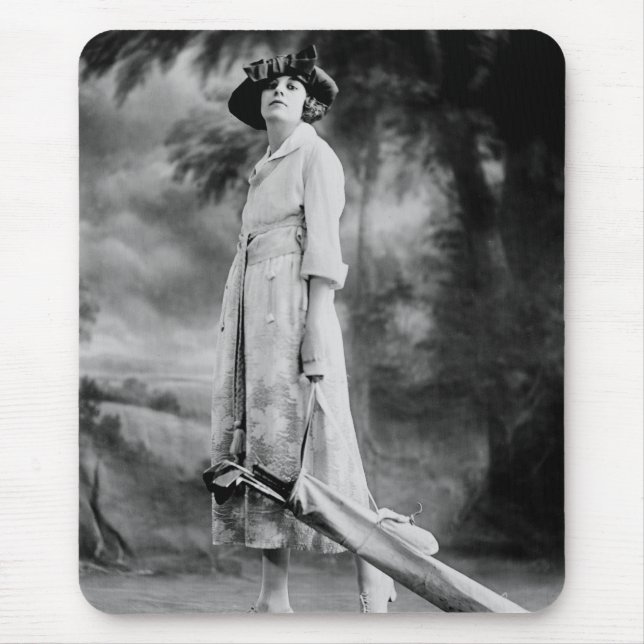 Golfspel i stil, 20-tal musmatta (Framsidan)