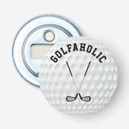 Golfspel korsad beställnings- textgolfboll för flasköppnare