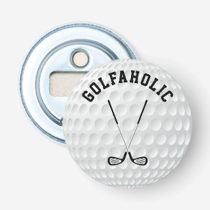 Golfspel korsad beställnings- textgolfboll för flasköppnare