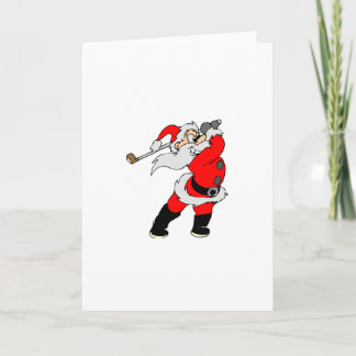 Golfspel Santa Helgkort