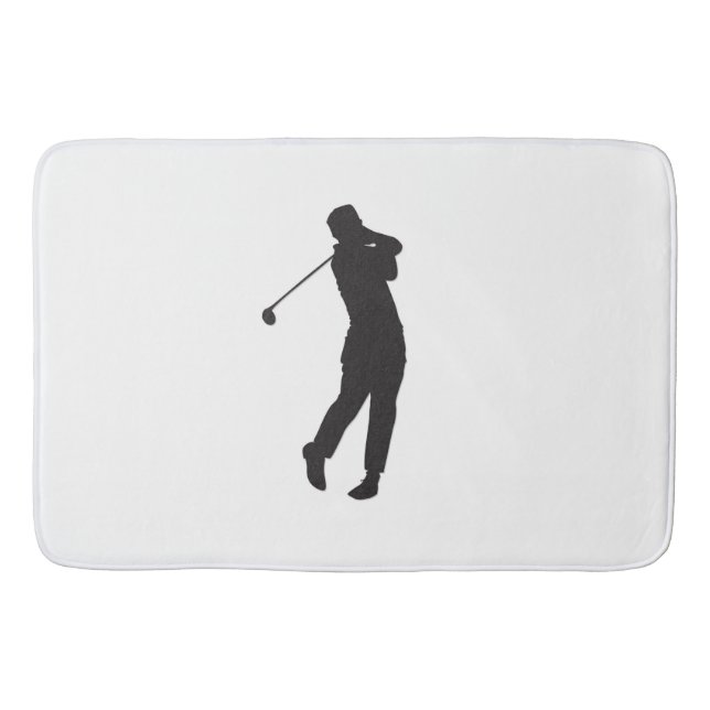 Golfspelare Baddräksmatta Badrumsmatta (Framsidan)