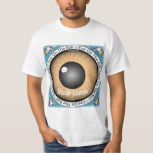 Golfspelare Brun Öga På Boll T Shirt