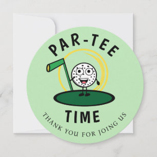 Golfspelare Par-Tee-tid Tack Kort