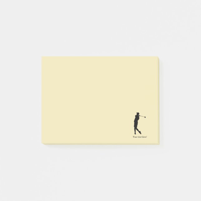 Golfspelare Post-it Block (Framsida)