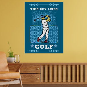 golfspelare poster