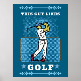 golfspelare poster