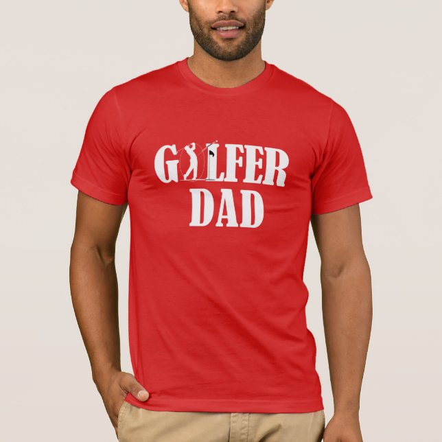 golfspelare t shirt (Framsida)