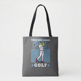 golfspelare tygkasse