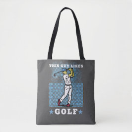 golfspelare tygkasse