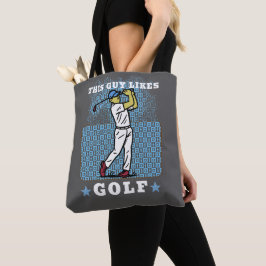 golfspelare tygkasse
