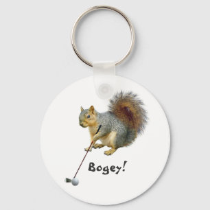 Golfspelekorre Keychain Nyckelring