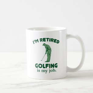 Golfspelet är mitt jobb kaffemugg
