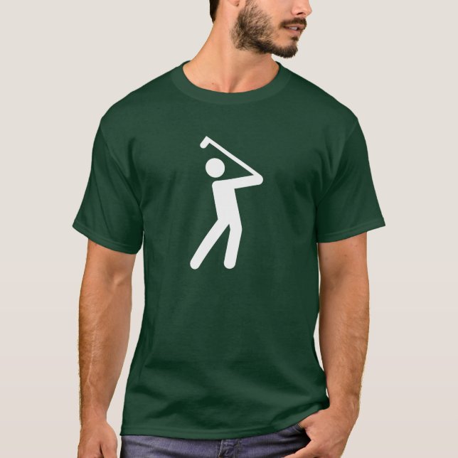 GolfspelPictogramT-tröja Tee Shirt (Framsida)