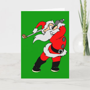 GolfspelSanta jul Helgkort