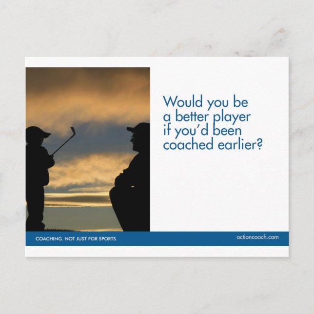 Golfsportvykort Vykort (Framsida)