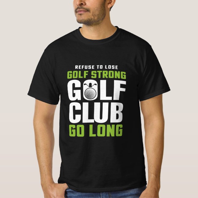golfstark golfklubb T-shirt (Framsida)