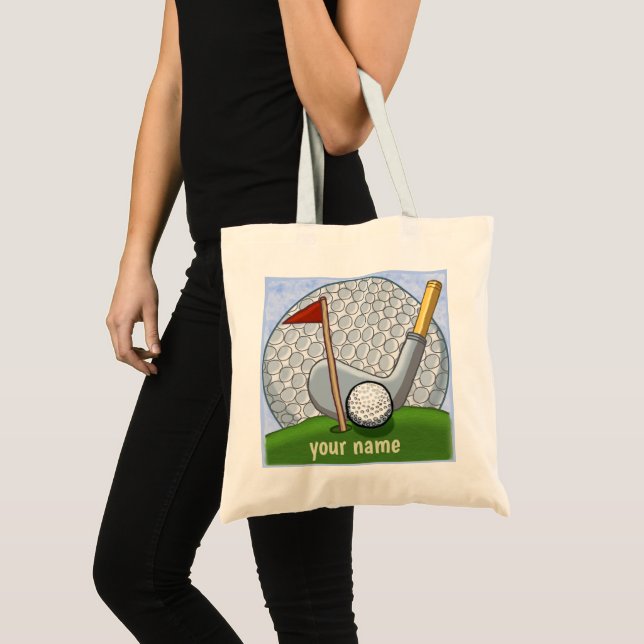 Golfsväng  tygkasse (Framsida (produkt))