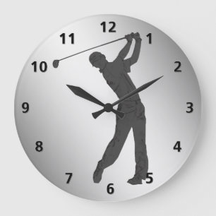 GolfSwingeranpassade Stor Klocka