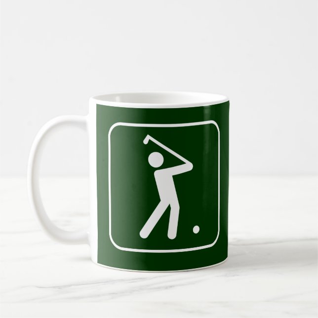 Golfsymbolmugg Kaffemugg (Vänster)