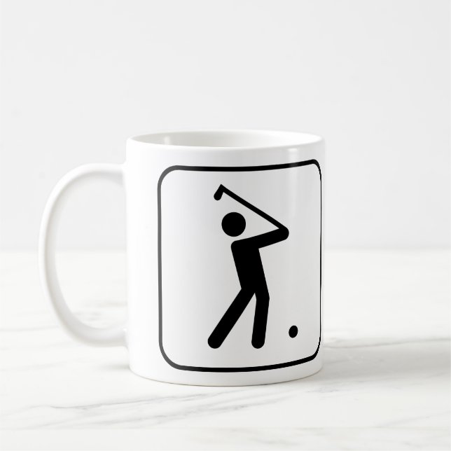 Golfsymbolmugg Kaffemugg (Vänster)