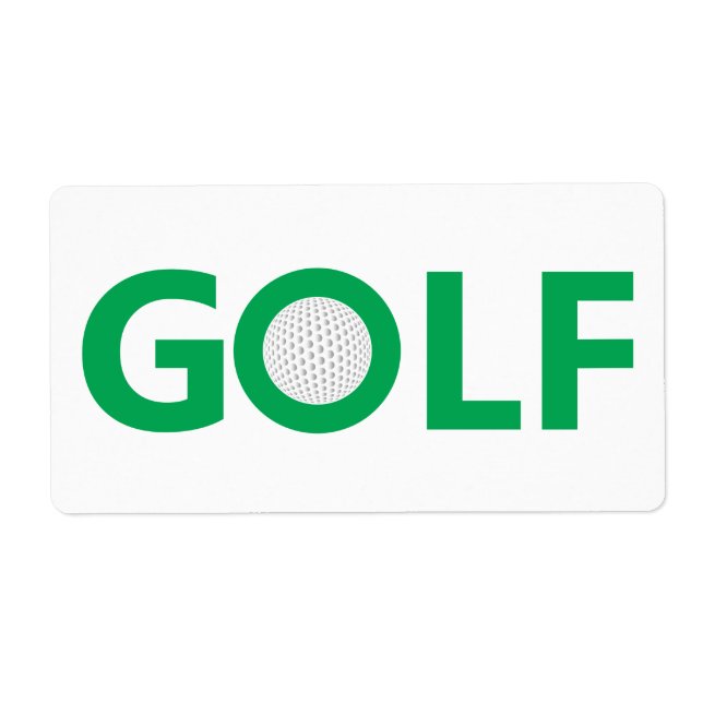 Golftecken Fraktsedel (Framsidan)