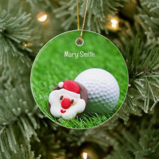 Golftemajulklappar till Golfer Julgransprydnad Keramik (Träd)