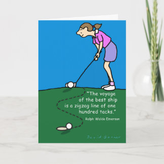 Golftemed mors dag-kort kort