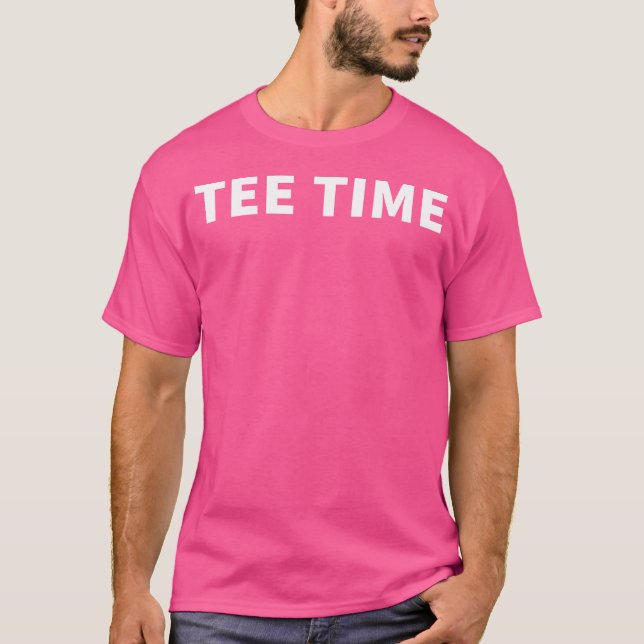 Golftid T Shirt (Framsida)