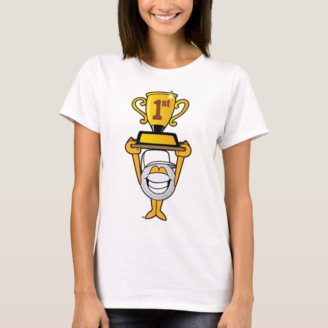 Golftrofétecknad Tee (Framsida)