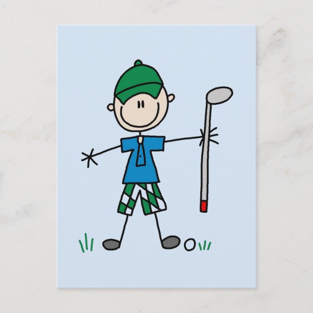 Golftröjor och presenter vykort (Framsida)