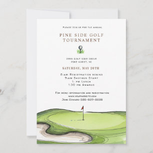 Golfturnering Country club Inbjudningar