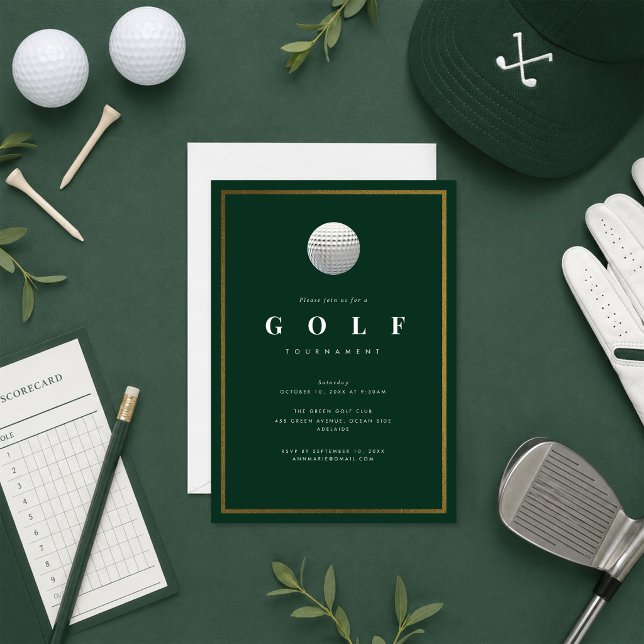 Golfturnering Inbjudningar (Skapare uppladdad)