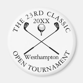 Golfturnering Klassisk Event Magnet