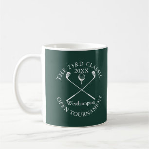 Golfturnering Klassisk händelse Emerald Green Kaffemugg