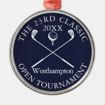 Golfturnering Klassisk händelse Navy Blue Award