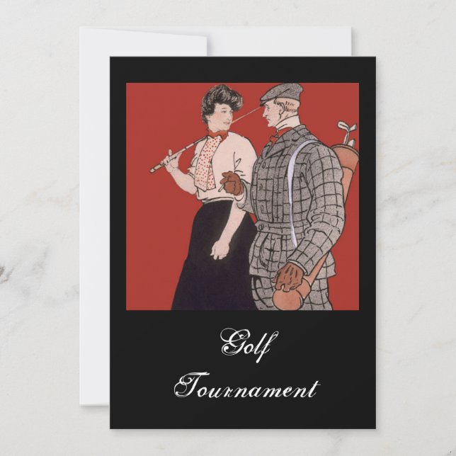 Golfturneringinbjudningar Inbjudningar (Framsida)