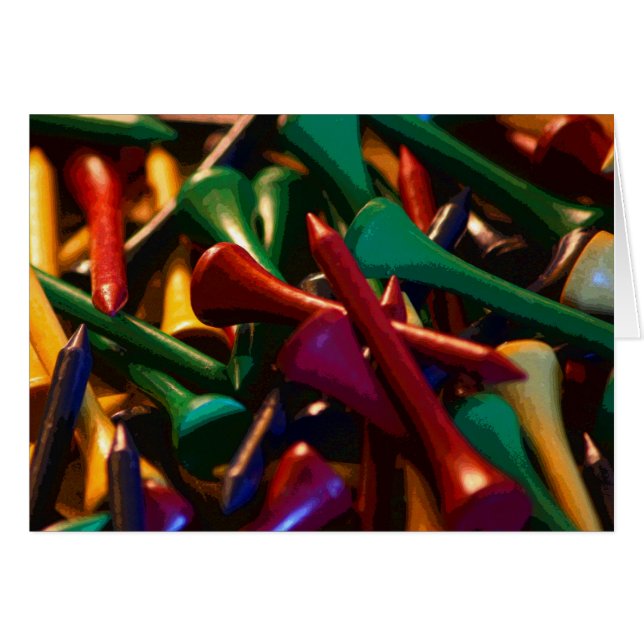 Golfutslagsplatser Hälsningskort (Framsidan Horizontal)