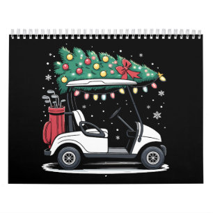 Golfvagn julgranljus Xmas Sport Golfare Kalender