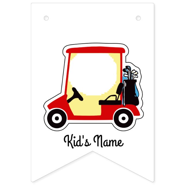 Golfvagn Vimplar (Första flaggan)