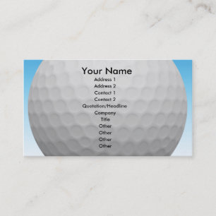 Golfvisitkort Visitkort