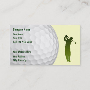Golfvisitkortar Visitkort