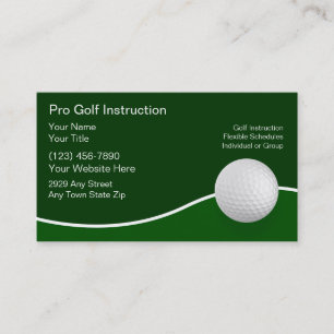 Golfvisitkortar Visitkort