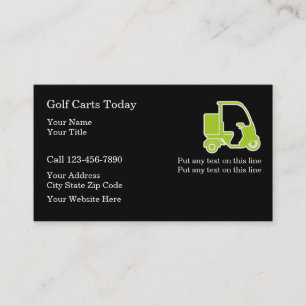 Golfvisitkortar Visitkort