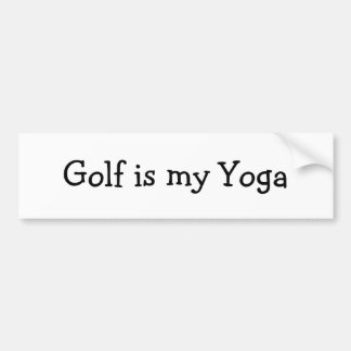 GolfYoga riklig 1 Bildekal